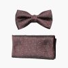 Ties | Stacy Adams Randy Diamond Dust Bow Tie & Hanky Set