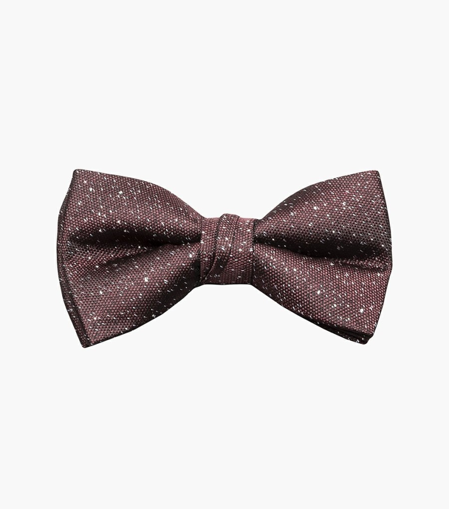 Ties | Stacy Adams Randy Diamond Dust Bow Tie & Hanky Set