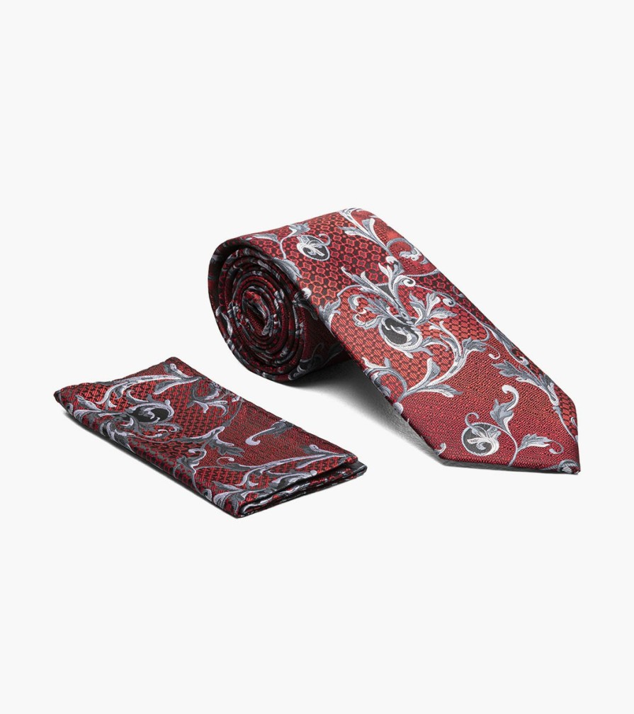 Ties | Stacy Adams Ignacio Tie & Hanky Set