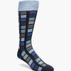 Socks | Stacy Adams Multi-Color Block Men\\'S Crew Dress Socks