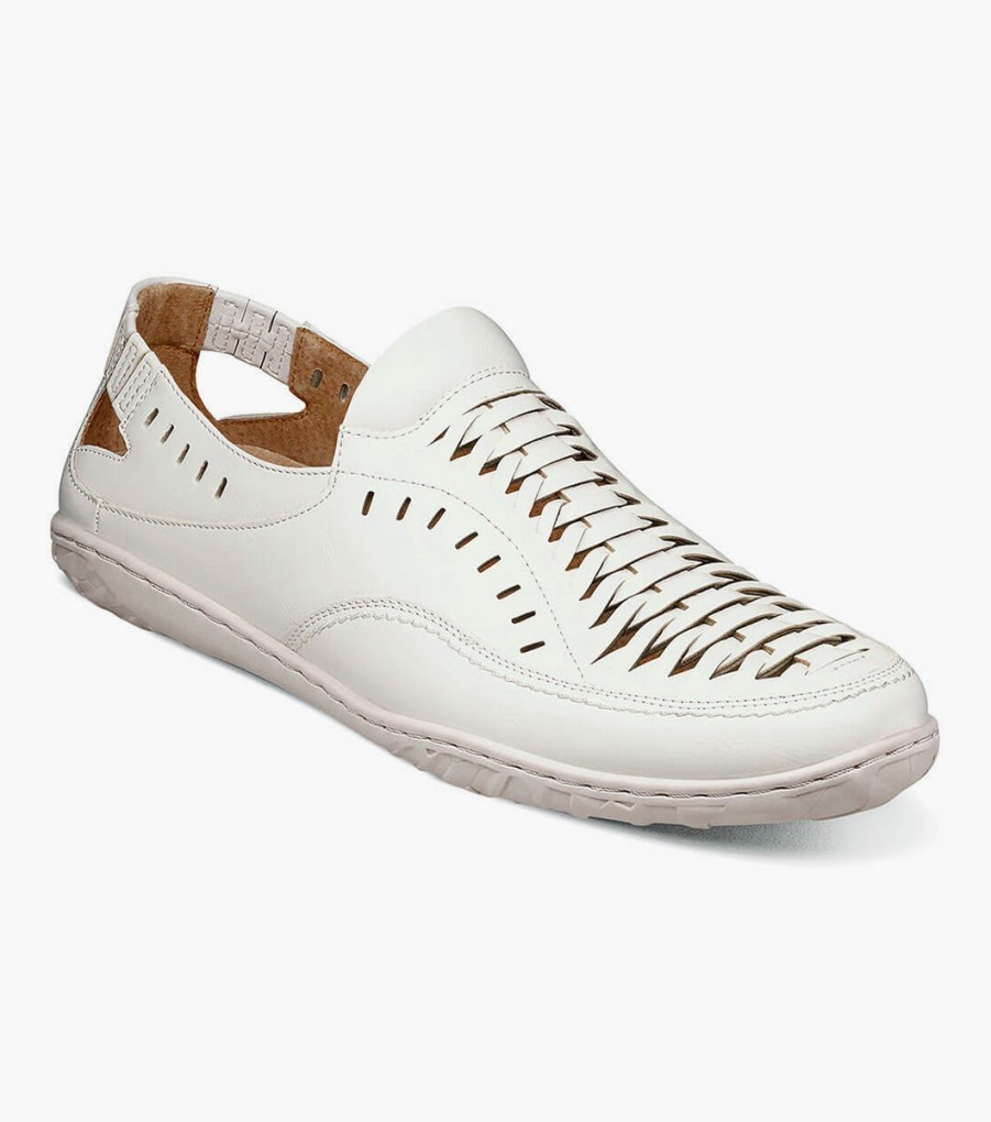 Casual | Stacy Adams Ibiza Woven Vamp Moc Toe Slip On