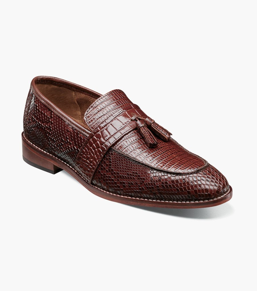 Dress | Stacy Adams Pacetti Leather Sole Moc Toe Tassel Slip On