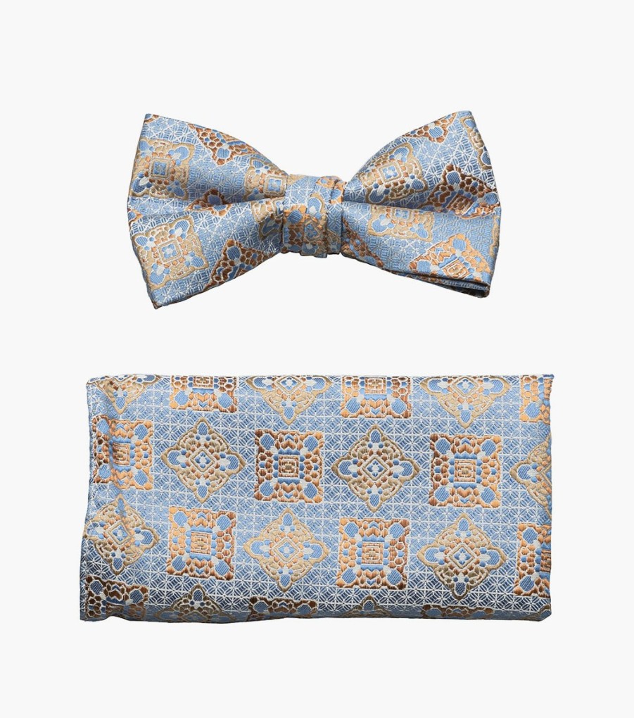 Ties | Stacy Adams Caleb Bow Tie & Hanky Set