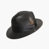 Hats | Stacy Adams Dublin Fedora Poly Braided Pinch Front Hat