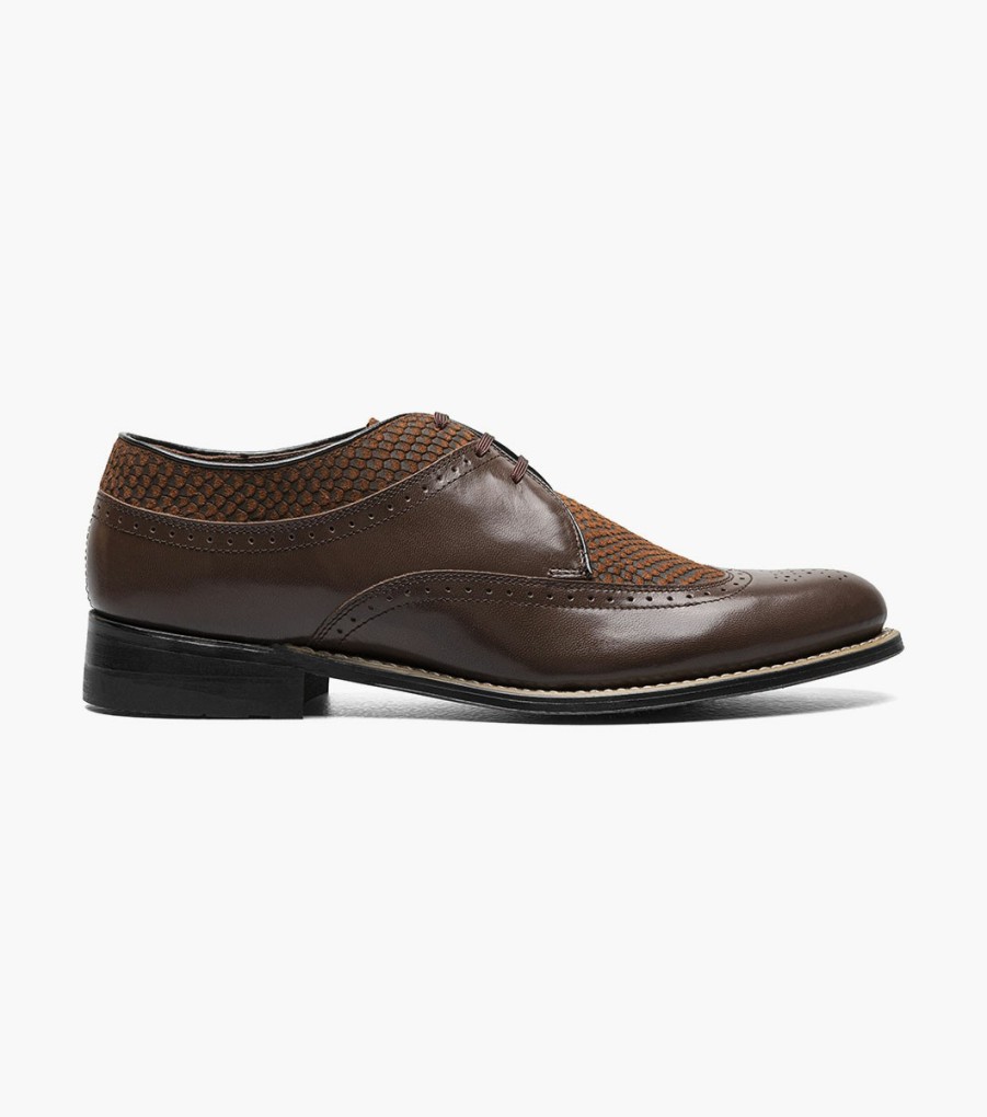 Wingtips | Stacy Adams Dayton Python Print Wingtip Oxford