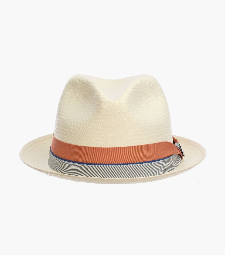 Hats | Stacy Adams Brunswick Fedora Toyo Pinch Front Hat