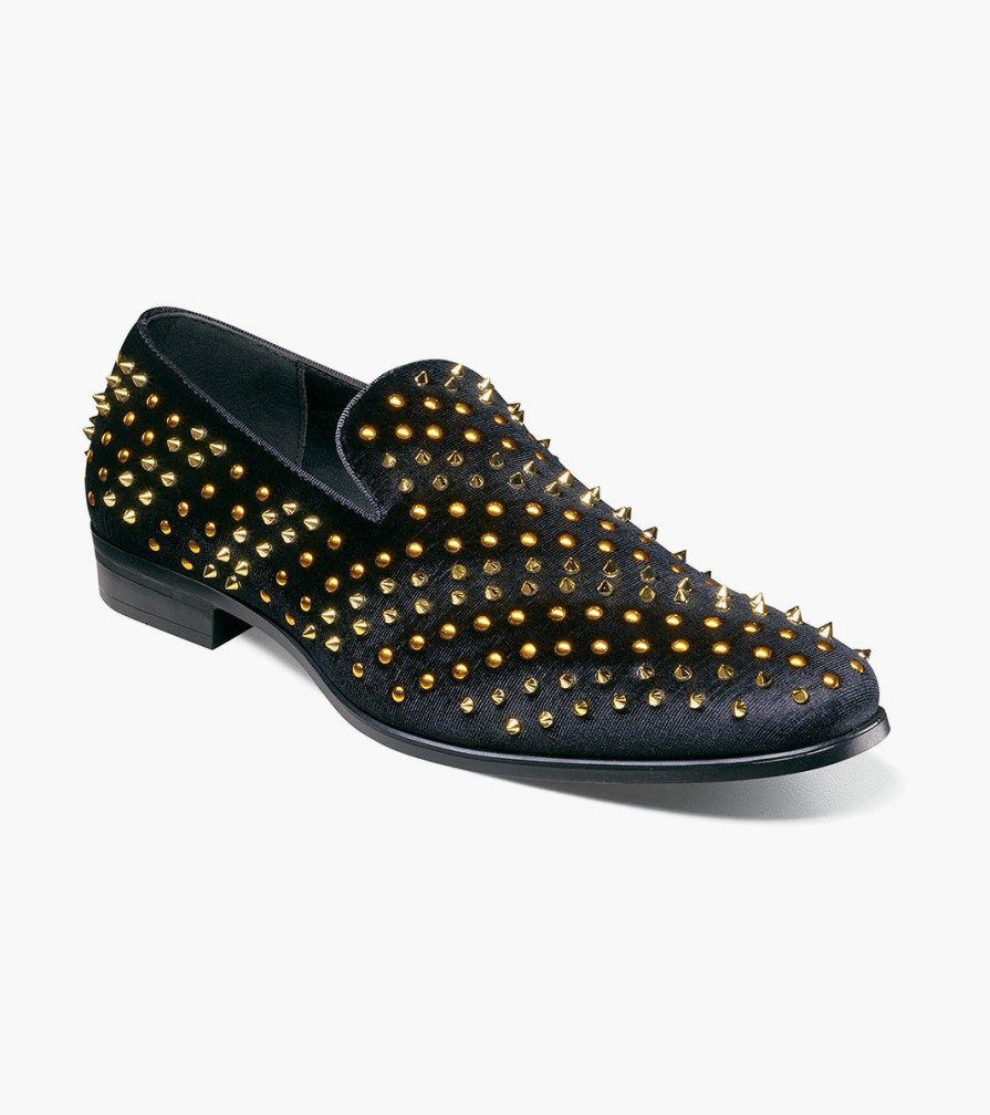 Loafers | Stacy Adams Sabert Spike And Stud Slip On