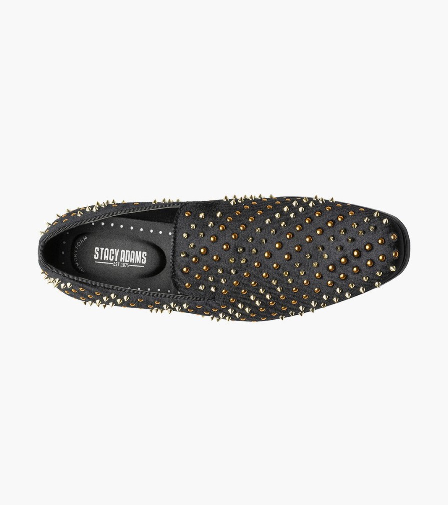 Loafers | Stacy Adams Sabert Spike And Stud Slip On