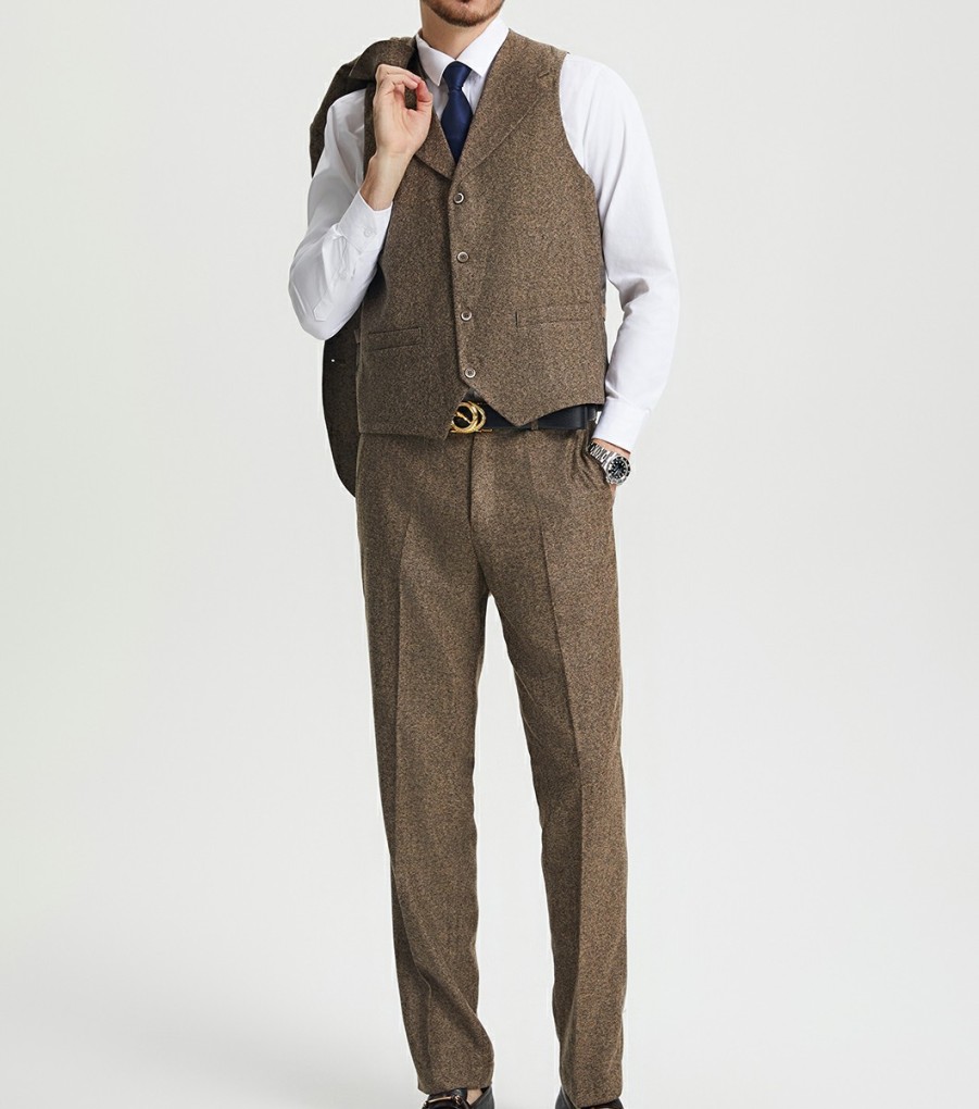 Suits | Stacy Adams Caine 3 Piece Vested Suit