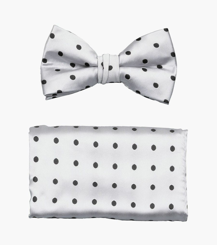 Ties | Stacy Adams Giroux Bow Tie & Hanky Set