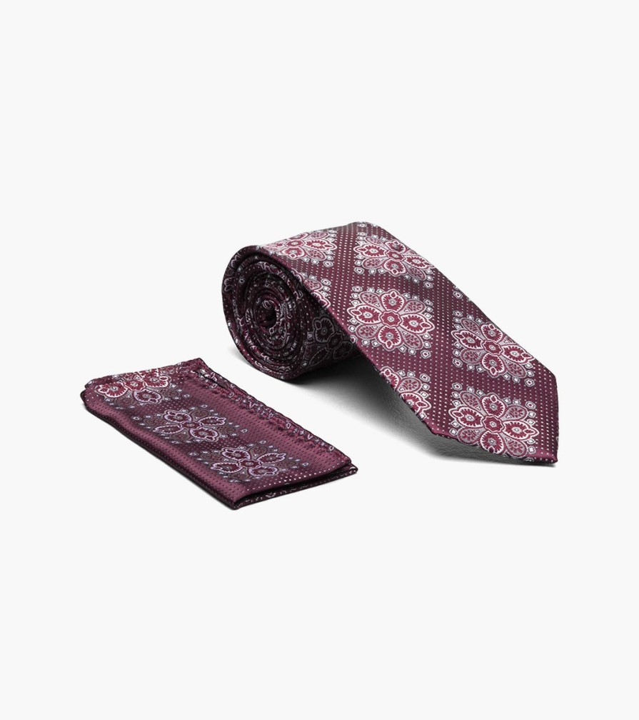 Ties | Stacy Adams Cedric Tie & Hanky Set