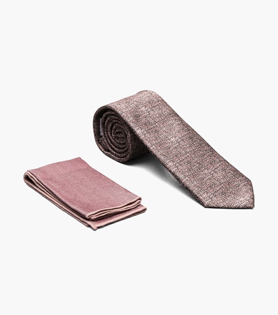 Ties | Stacy Adams Willie Skinny Tie & Hanky Set