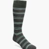 Socks | Stacy Adams Mini Stripe Men\\'S Crew Dress Socks