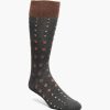 Socks | Stacy Adams Multi-Size Dots Men\\'S Crew Dress Socks