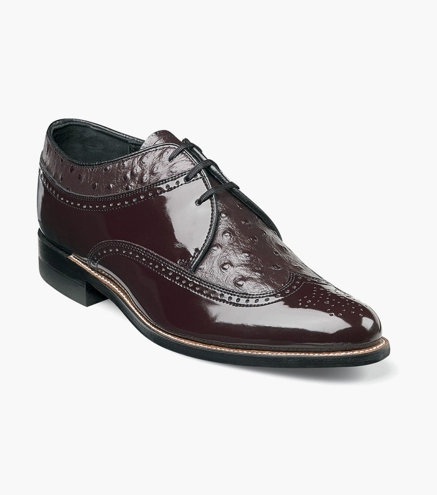 Wingtips | Stacy Adams Dayton Ostrich Wingtip Oxford