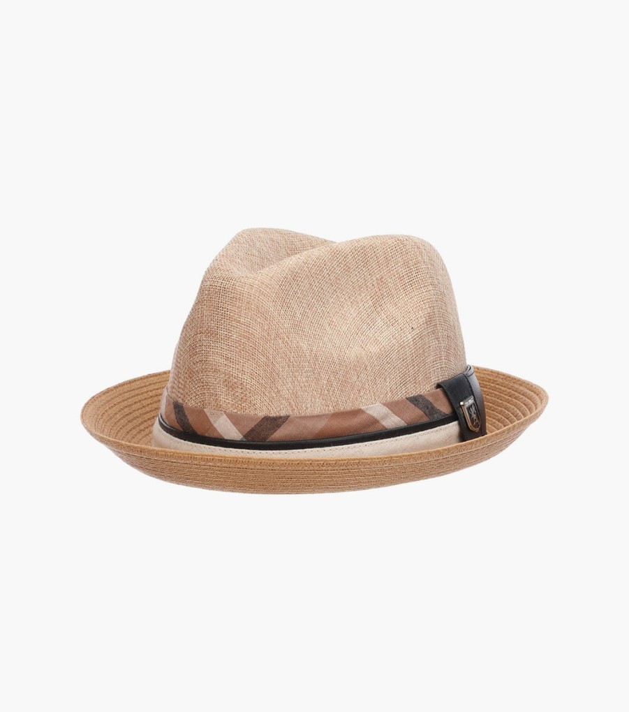 Hats | Stacy Adams Roxbury Fedora Toyo Pinch Front Hat