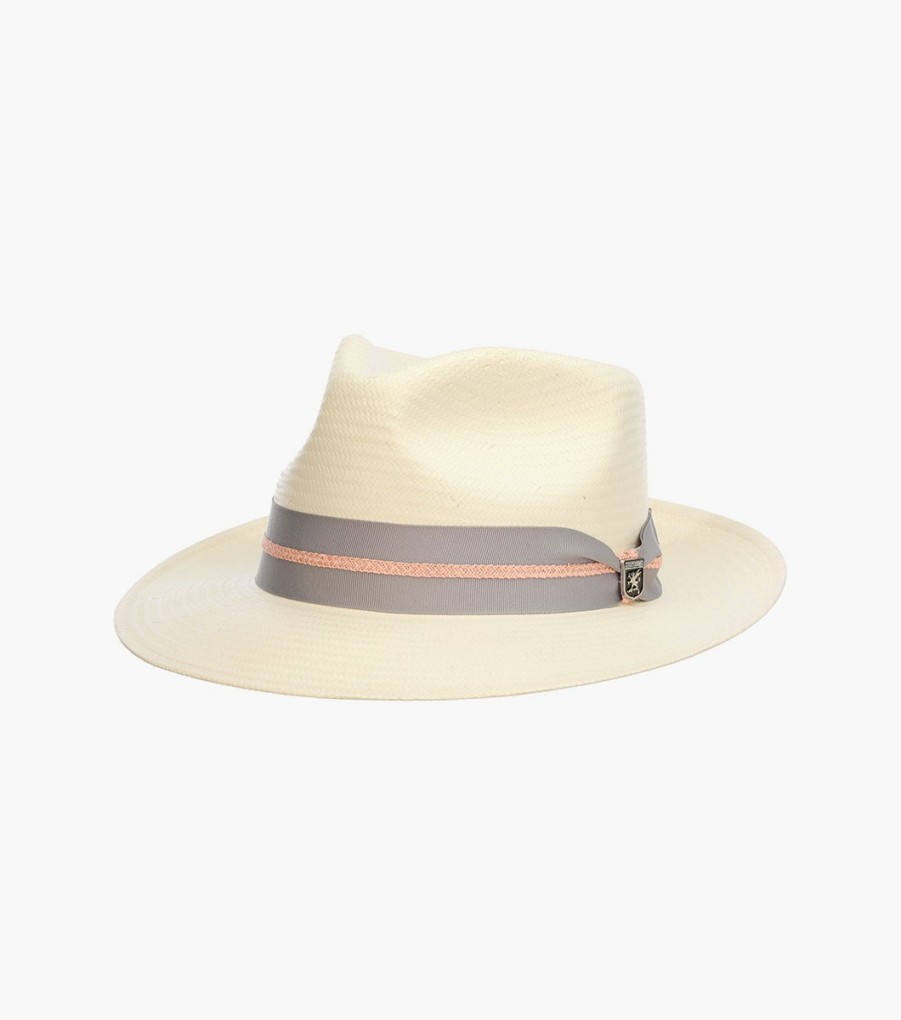 Hats | Stacy Adams Bennett Fedora Toyo Pinch Front Hat