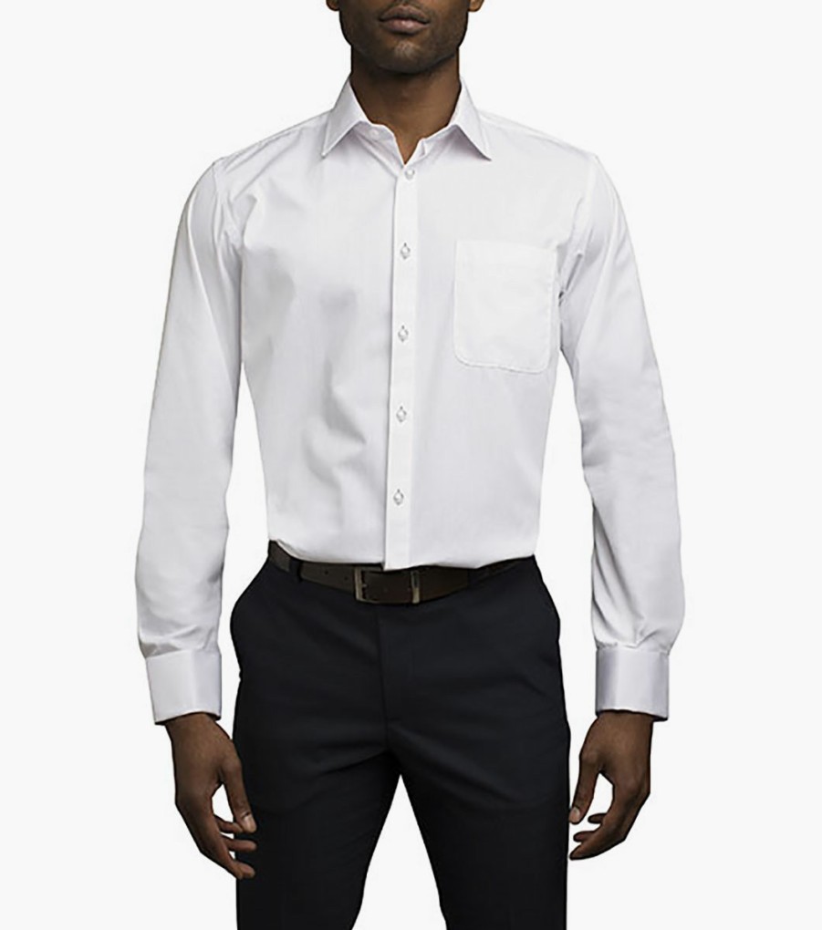 Dress Shirts | Stacy Adams Aliota Dress Shirt Point Collar