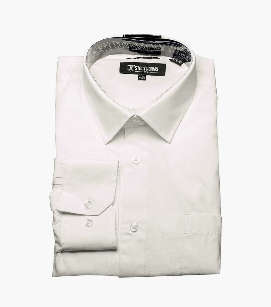 Dress Shirts | Stacy Adams Aliota Dress Shirt Point Collar