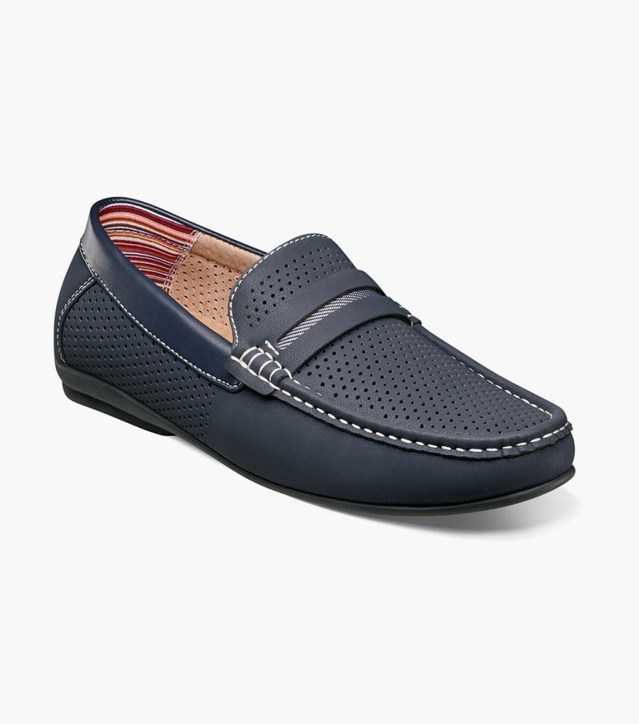 Loafers | Stacy Adams Corby Moc Toe Saddle Slip On