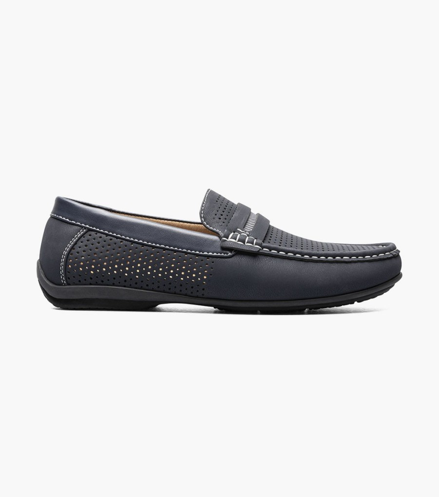 Loafers | Stacy Adams Corby Moc Toe Saddle Slip On