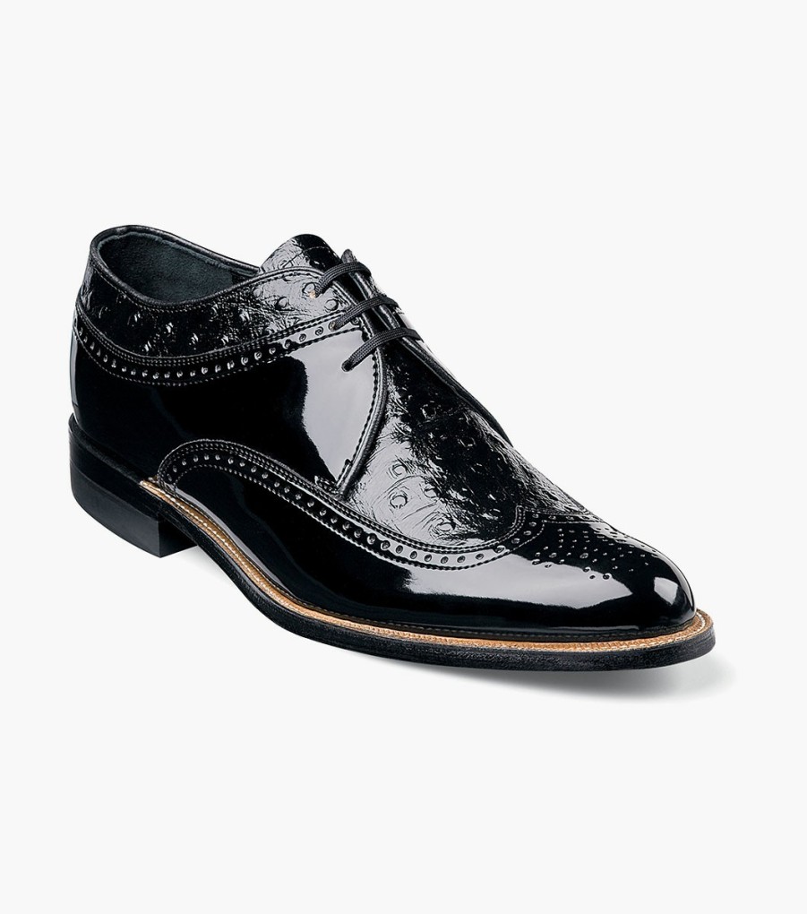 Wingtips | Stacy Adams Dayton Ostrich Wingtip Oxford