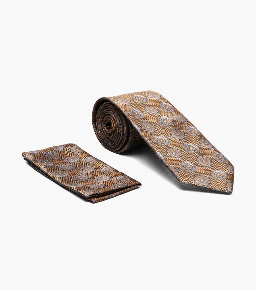 Ties | Stacy Adams Diego Tie & Hanky Set