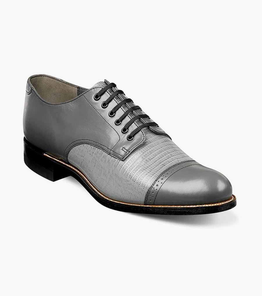 Classics | Stacy Adams Madison Lizard Cap Toe Oxford