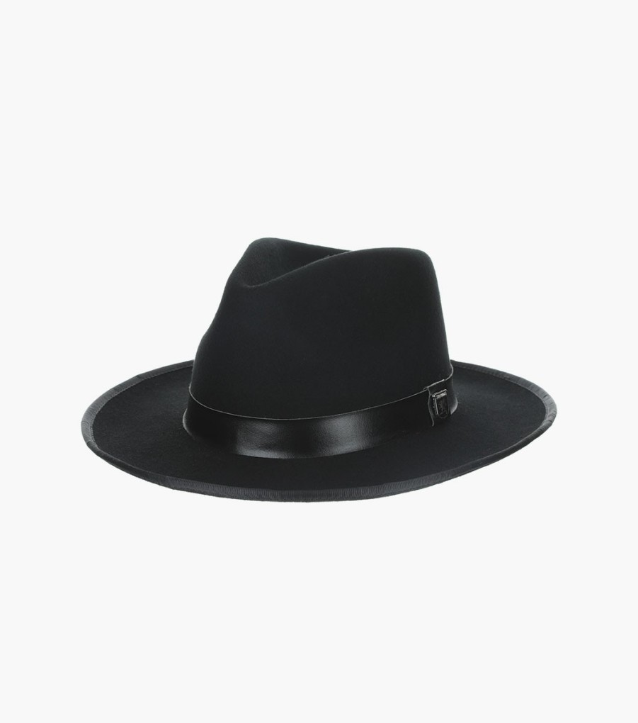 Hats | Stacy Adams Genesee Wool Felt Pinch Front Hat