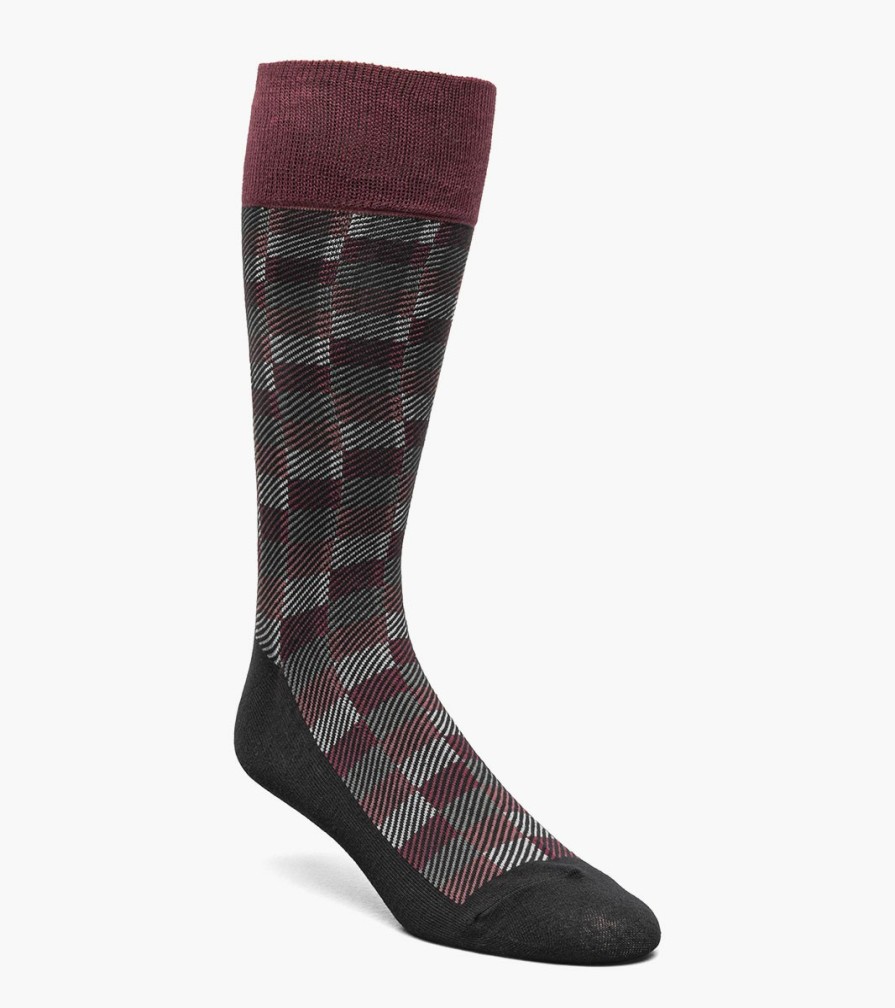 Socks | Stacy Adams Modern Block Men\\'S Crew Dress Socks