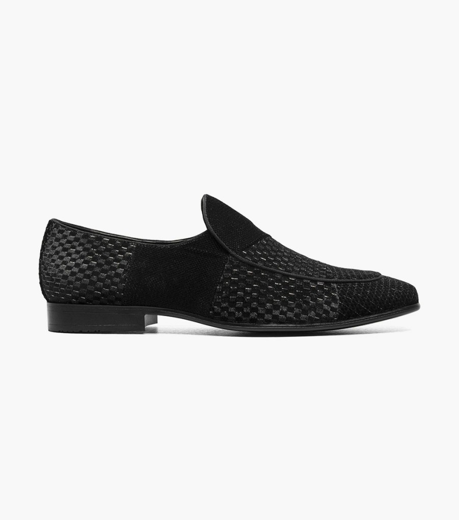 Fashion | Stacy Adams Shapshaw Velour Moc Toe Slip On