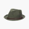 Hats | Stacy Adams Klimt Fedora Suede Pinch Front Hat