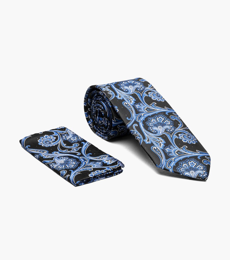 Ties | Stacy Adams Manolo Tie & Hanky Set