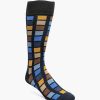 Socks | Stacy Adams Multi-Color Block Men\\'S Crew Dress Socks