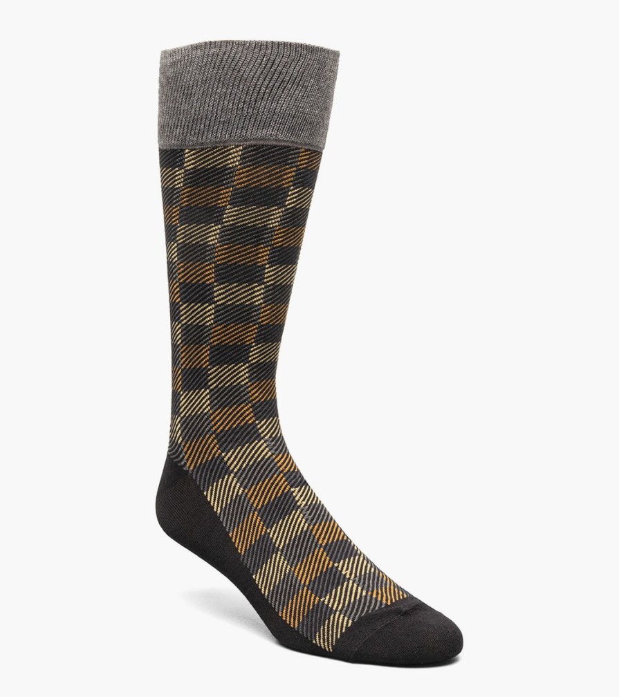 Socks | Stacy Adams Modern Block Men\\'S Crew Dress Socks