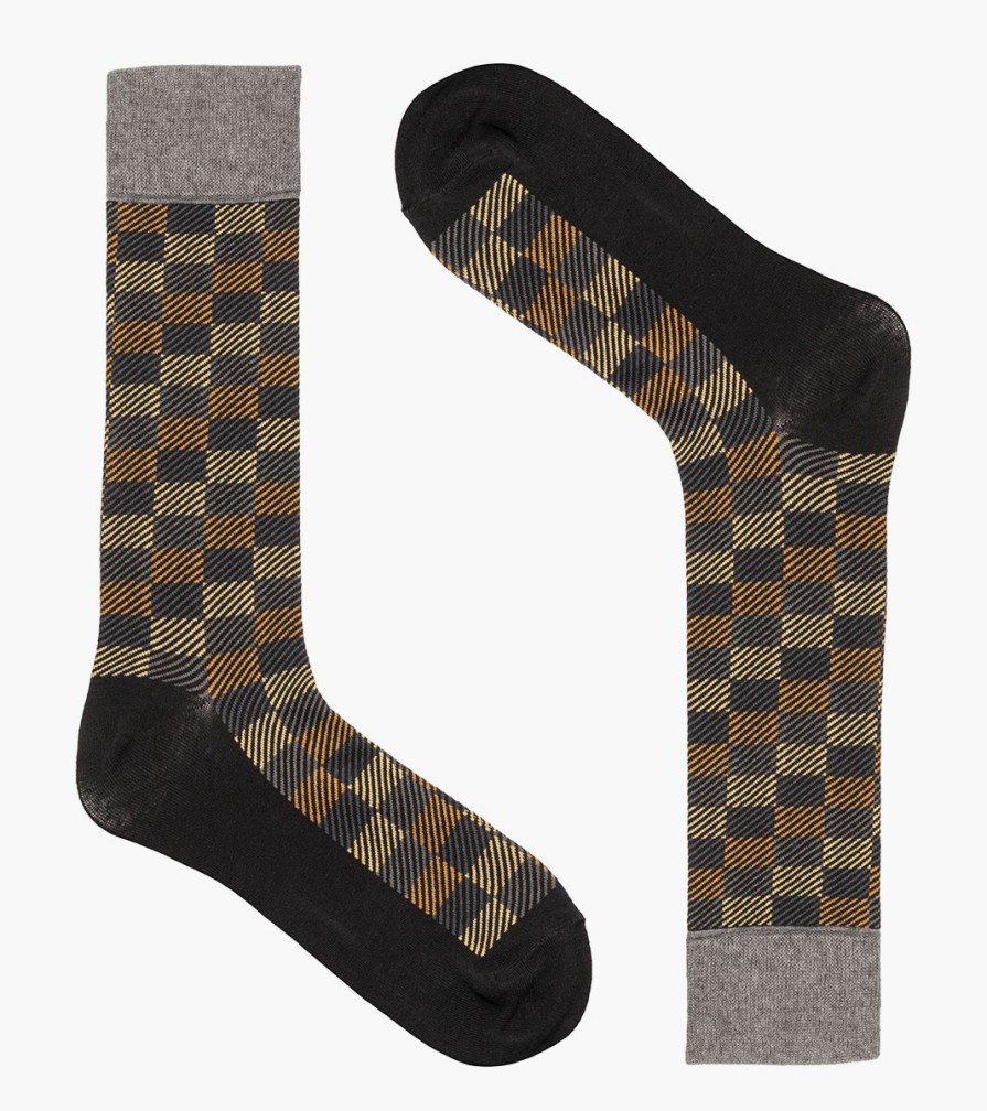 Socks | Stacy Adams Modern Block Men\\'S Crew Dress Socks