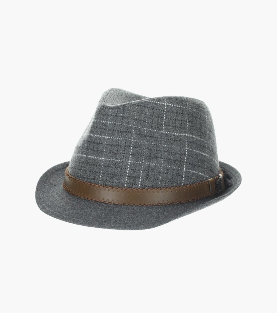 Hats | Stacy Adams Emmet Fedora Polyester Pinch Front Hat