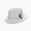 Hats | Stacy Adams Corby Fedora Paper Braid Pinch Front Hat