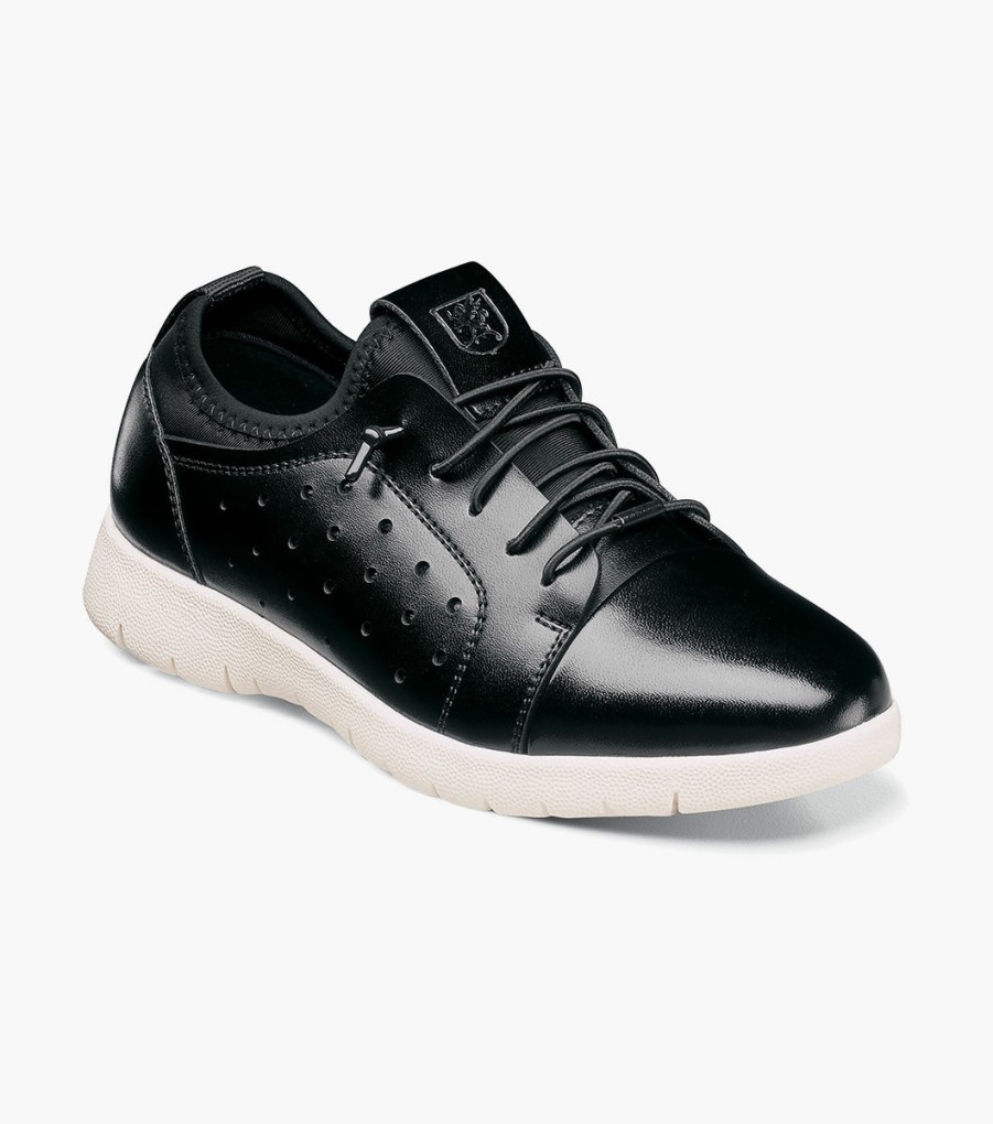 Kids | Stacy Adams Kids Halden Cap Toe Elastic Lace Up