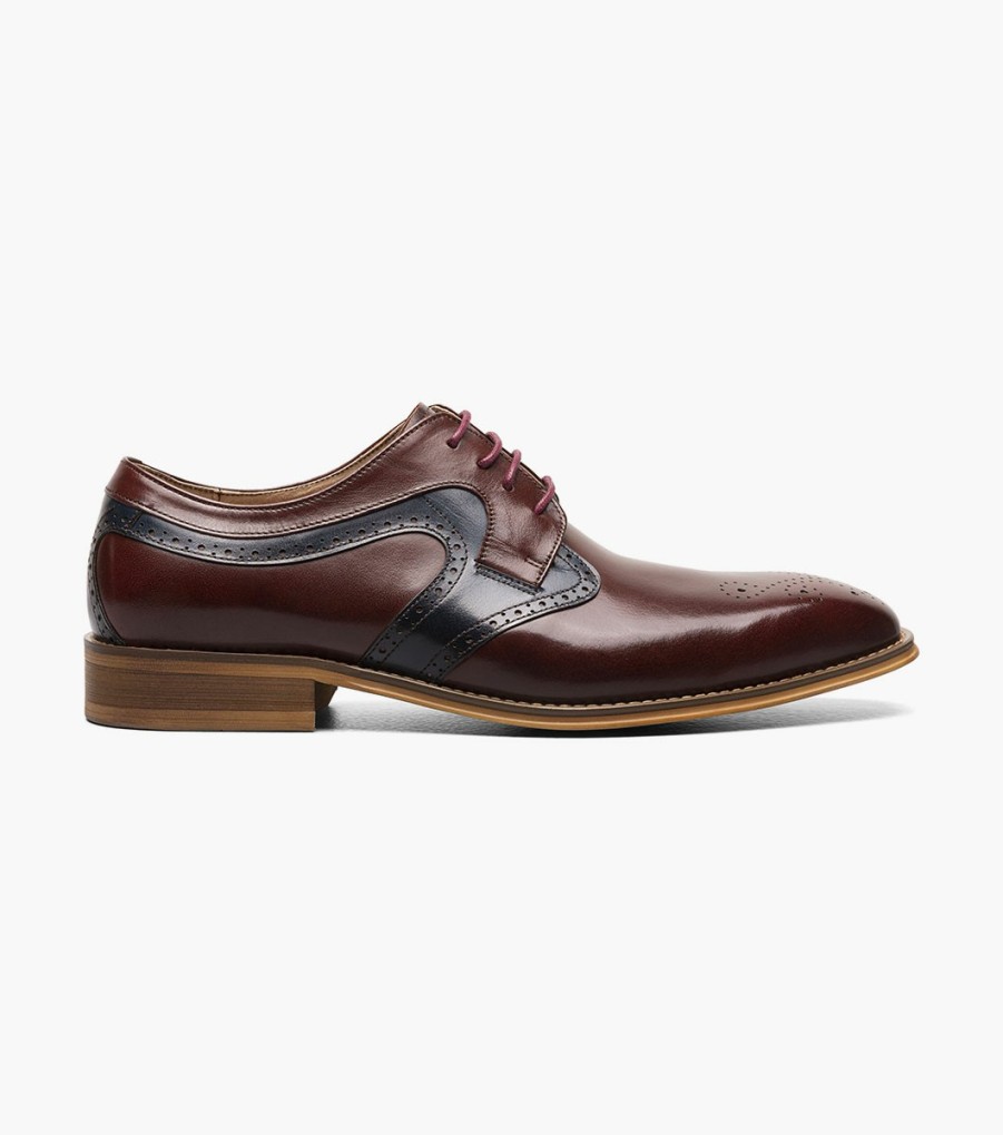 Dress | Stacy Adams Palmer Plain Toe Medallion Oxford