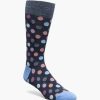 Socks | Stacy Adams Dots Men\\'S Crew Dress Sock