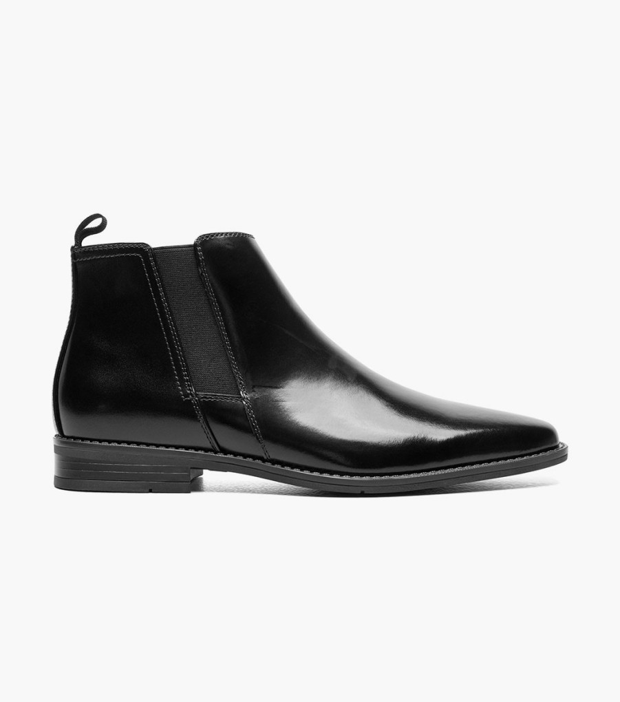 Boots | Stacy Adams Knox Plain Toe Side Zip Boot