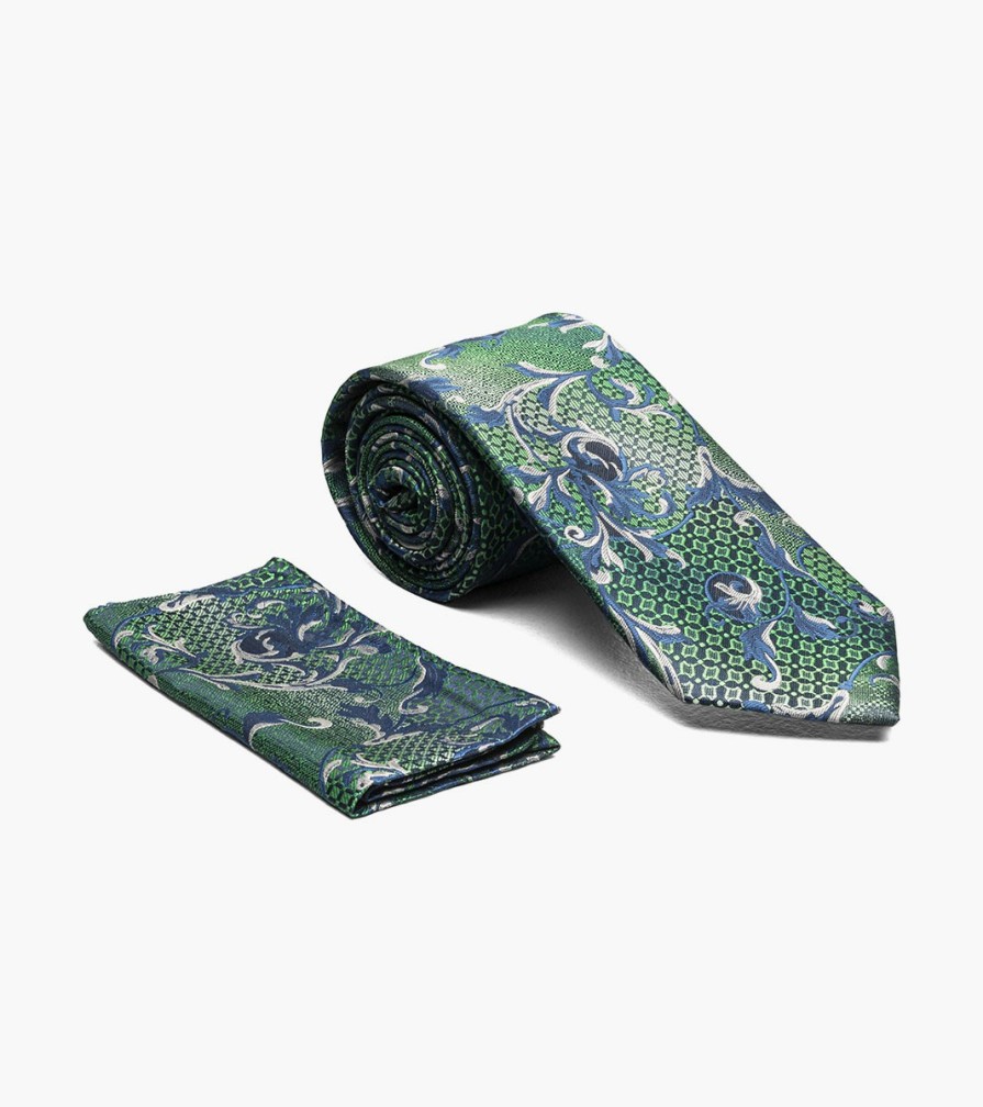 Ties | Stacy Adams Ignacio Tie & Hanky Set