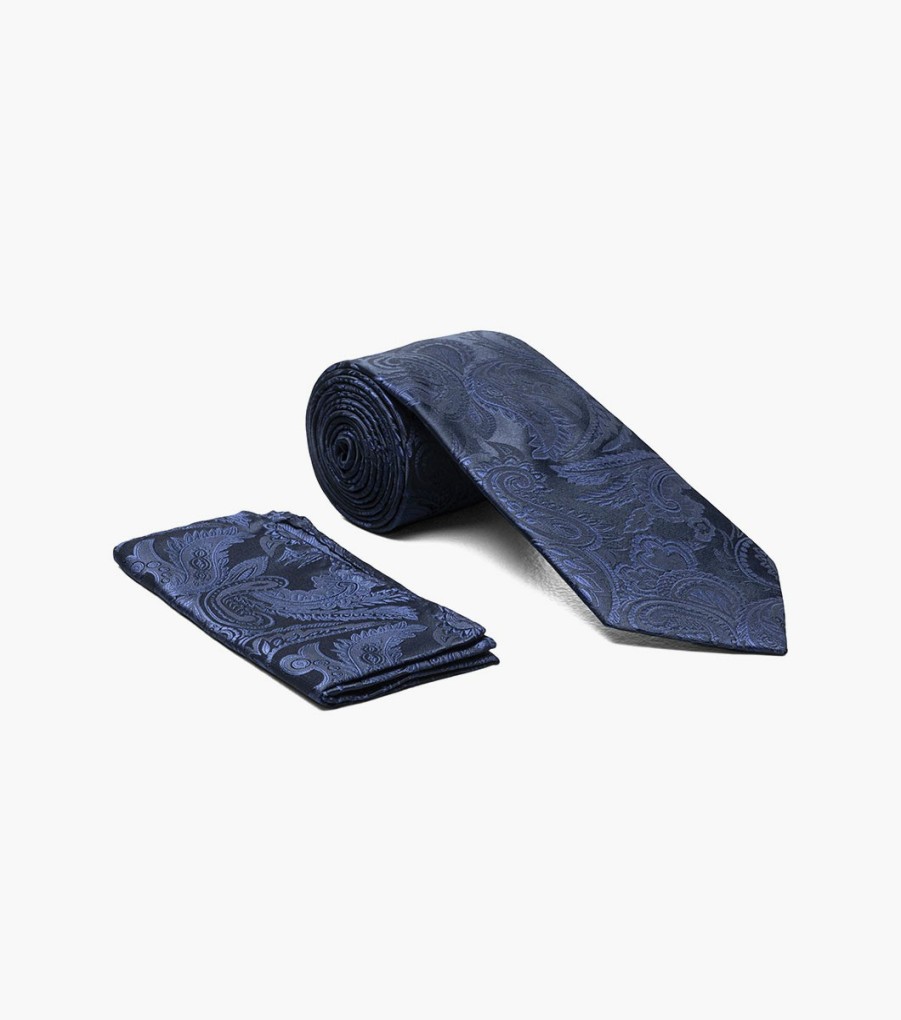 Ties | Stacy Adams Lucas Tie And Hanky Set