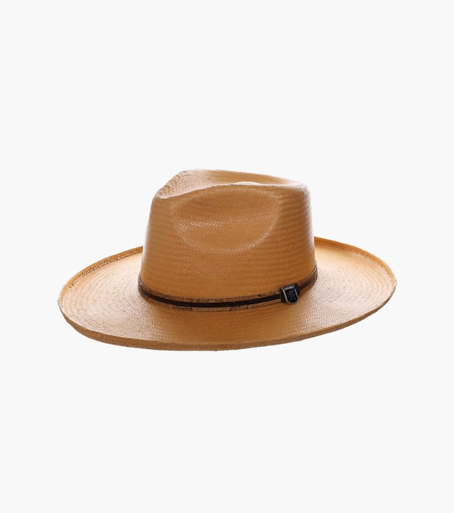 Hats | Stacy Adams Milano Fedora Toyo Pinched Front Hat