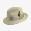 Hats | Stacy Adams Ash Fedora Crushable Wool Felt Pinch Front Hat