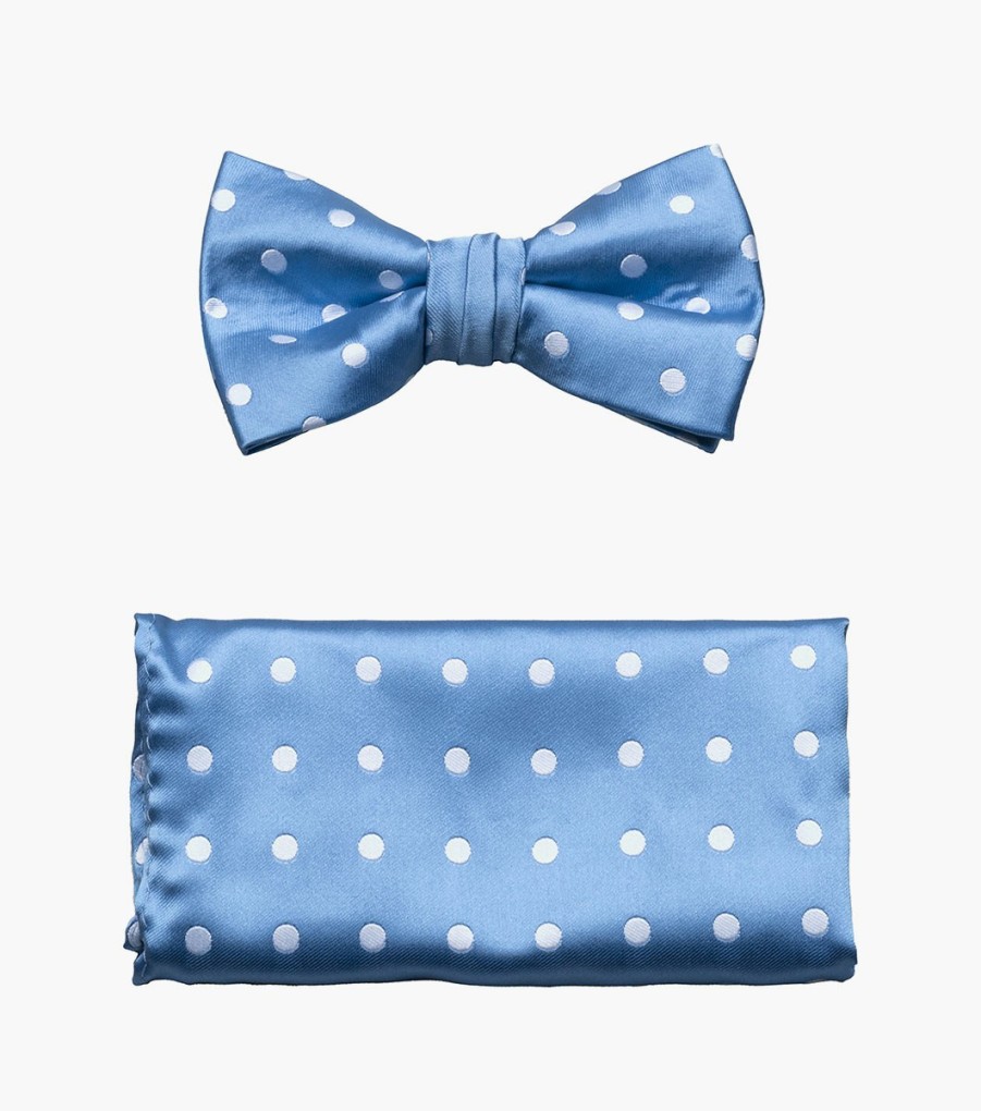 Ties | Stacy Adams Giroux Bow Tie & Hanky Set