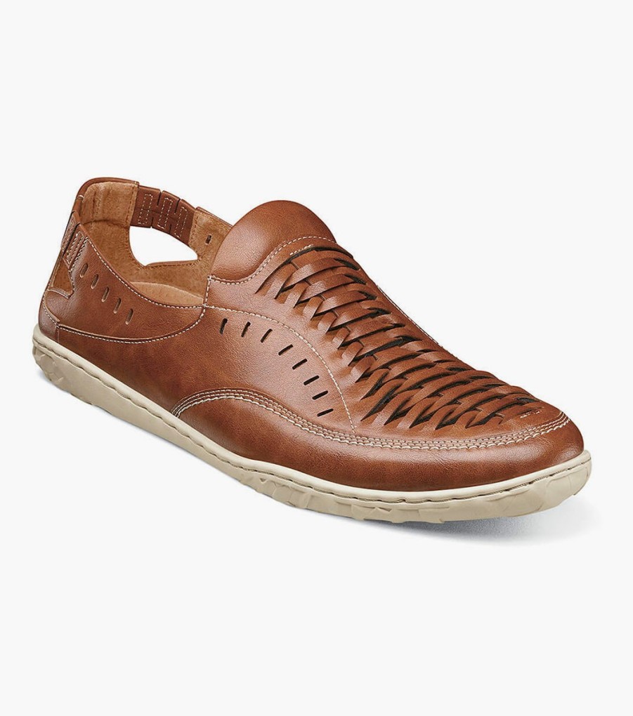 Casual | Stacy Adams Ibiza Woven Vamp Moc Toe Slip On