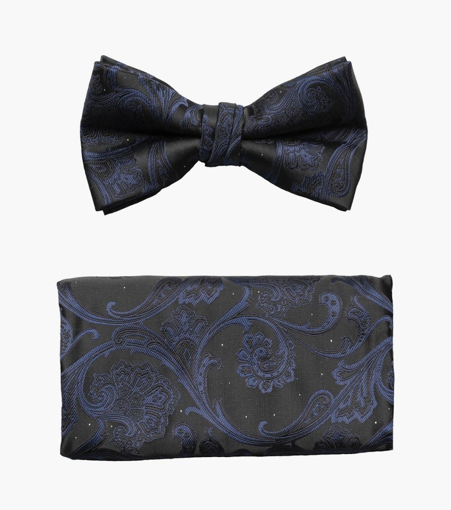 Ties | Stacy Adams Asensio Bow Tie & Hanky Set