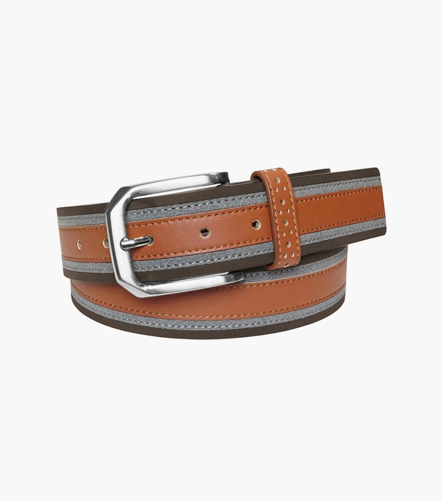 Belts | Stacy Adams Warner Mixed Material Belt